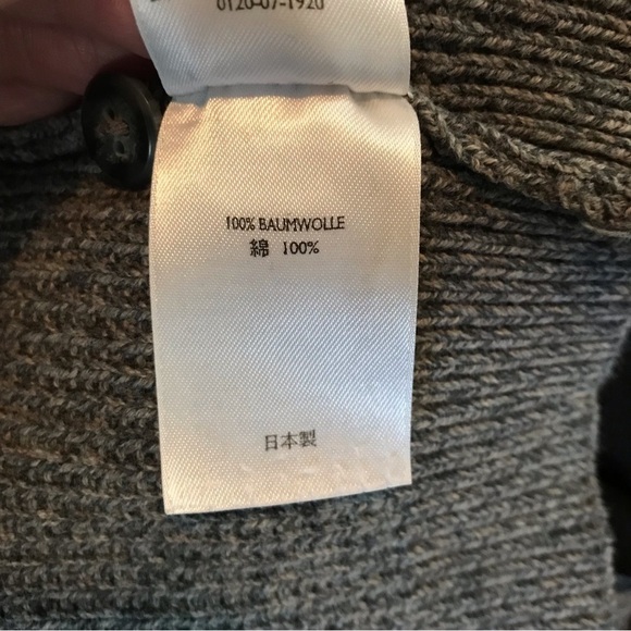 Eddie Bauer men’s knitted button down vest. Grey.  Size Large, tall. - Picture 7 of 7